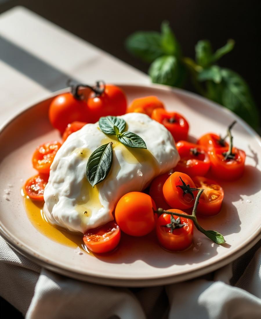 Burrata & Heirloom Tomato