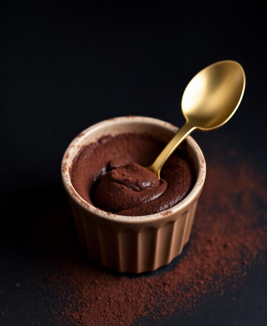 Dark Chocolate Soufflé