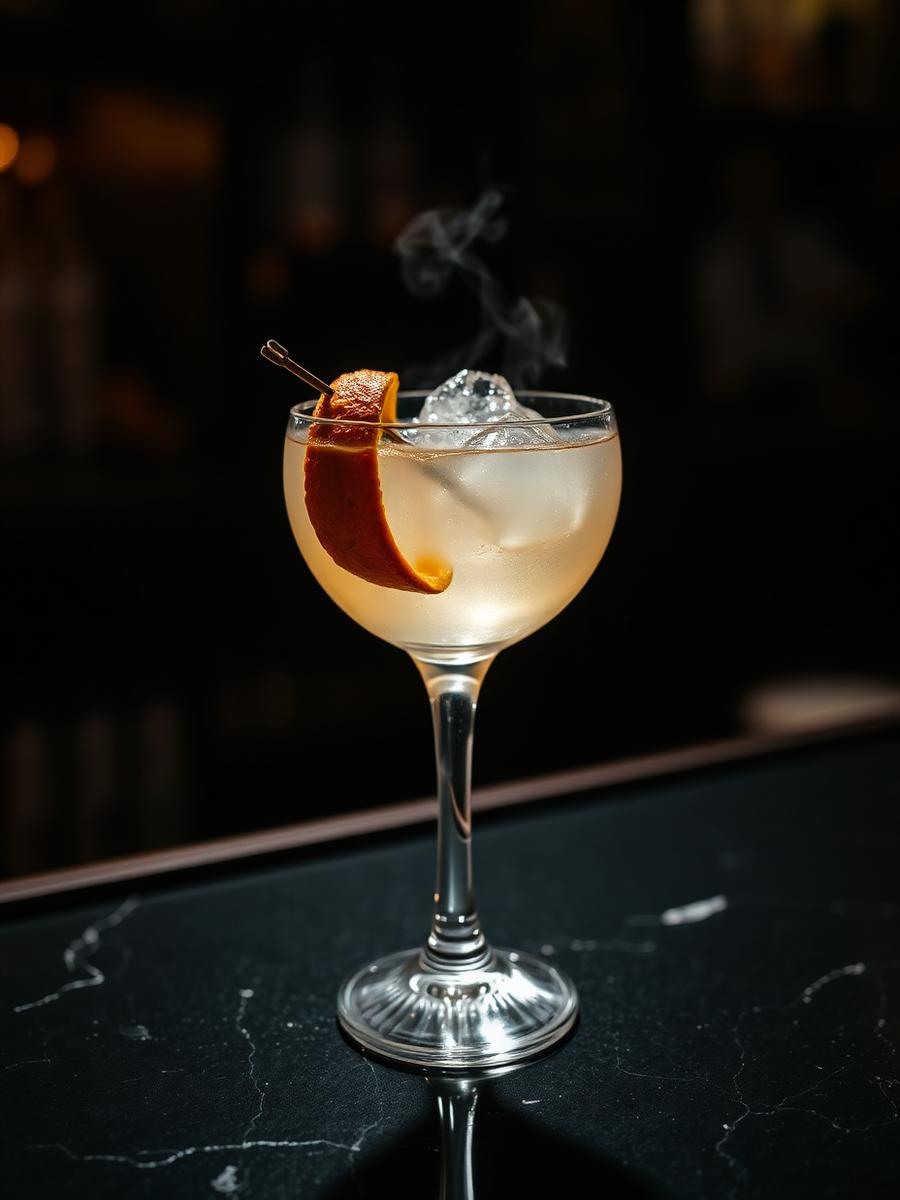 Smoked citrus cocktail